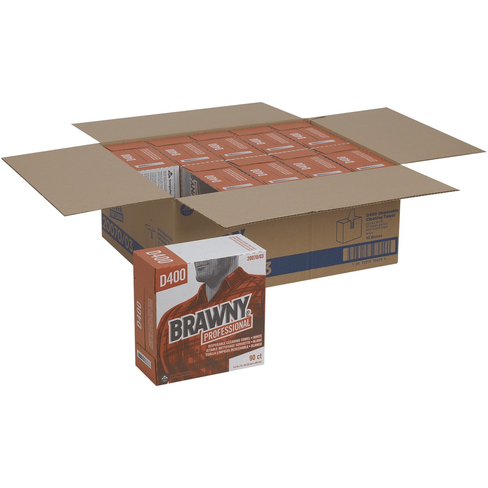 Brawny Professional D400 Disposable Cleaning Towels 2007003CT
