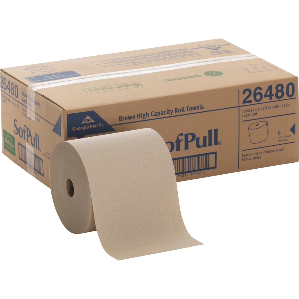 1021070614__52549.jpg Sofpull Mechanical Recycled Paper Towel Rolls 26480 - Image 1