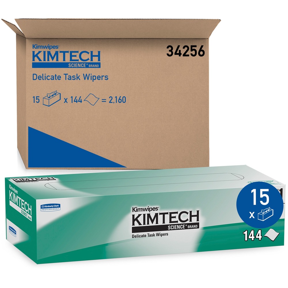 Kimtech Science Kimwipes Delicate Task Wipers - Pop-Up Box 34256CT