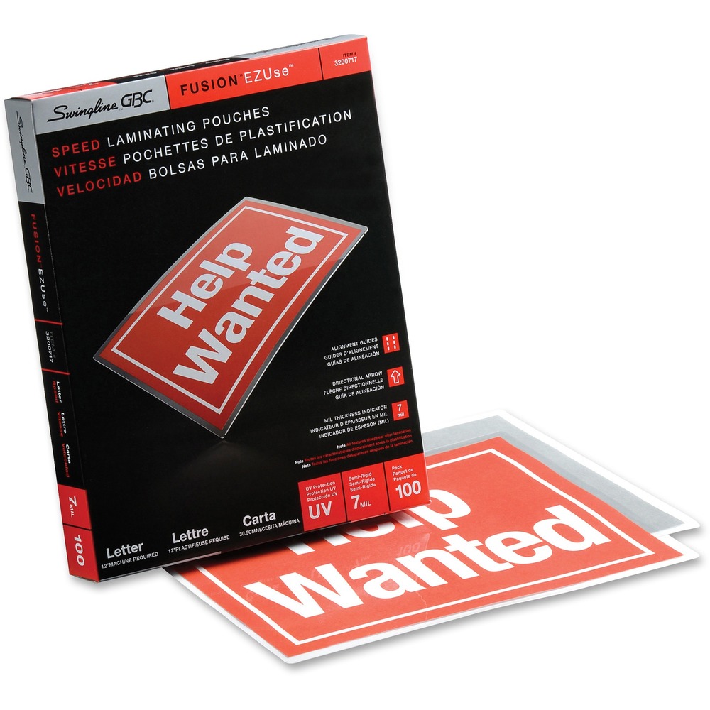 GBC Fusion EZUse Laminating Pouches 3200717