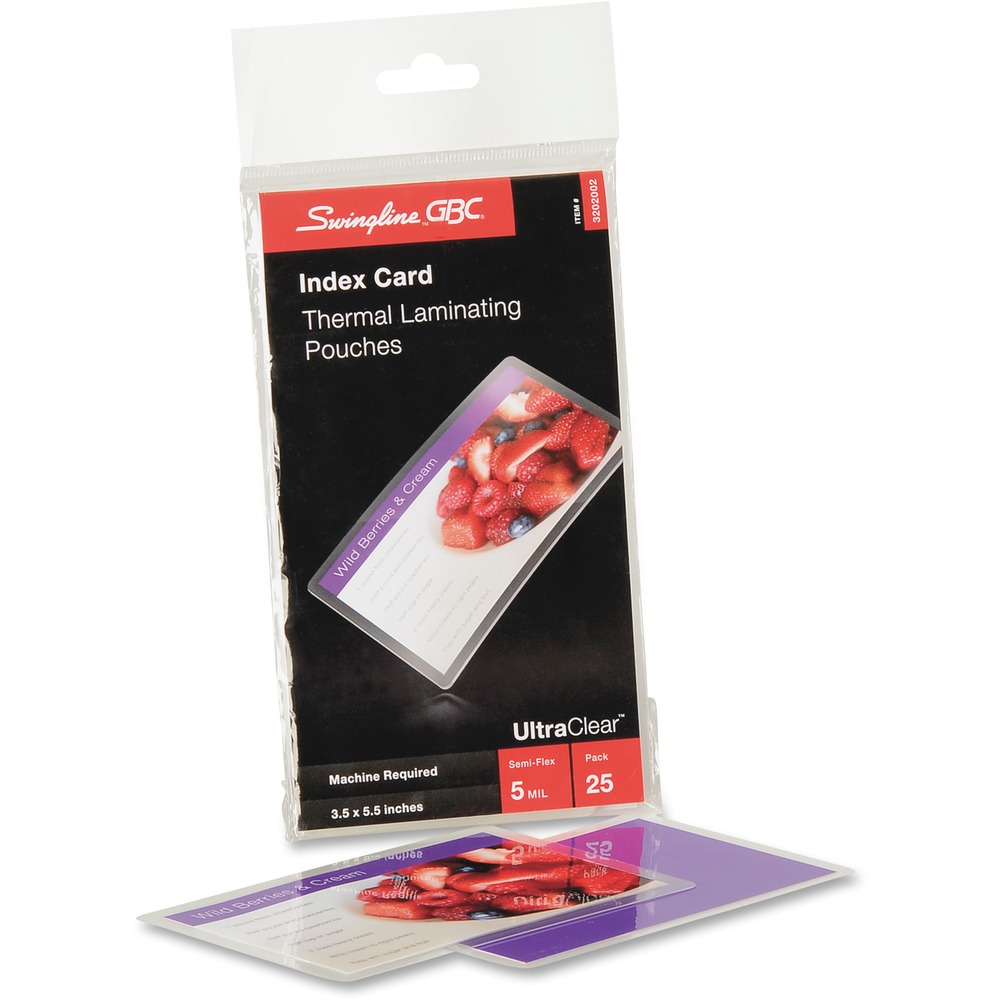 1024171634__05427.jpg GBC UltraClear Thermal Laminating Pouches 3202002 - Image 1