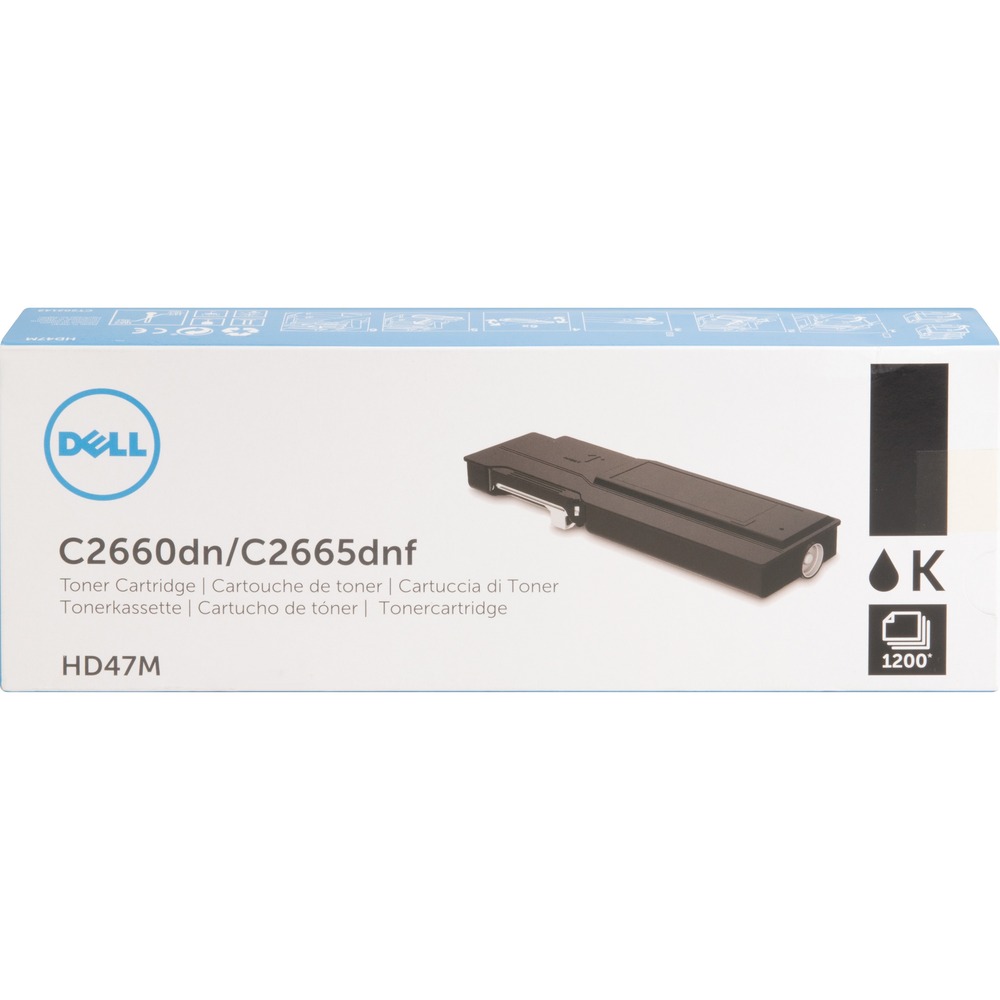 1025989971__67217.jpg Dell Original Standard Yield Laser Toner Cartridge - Black - 1 Each HD47M - Image 1