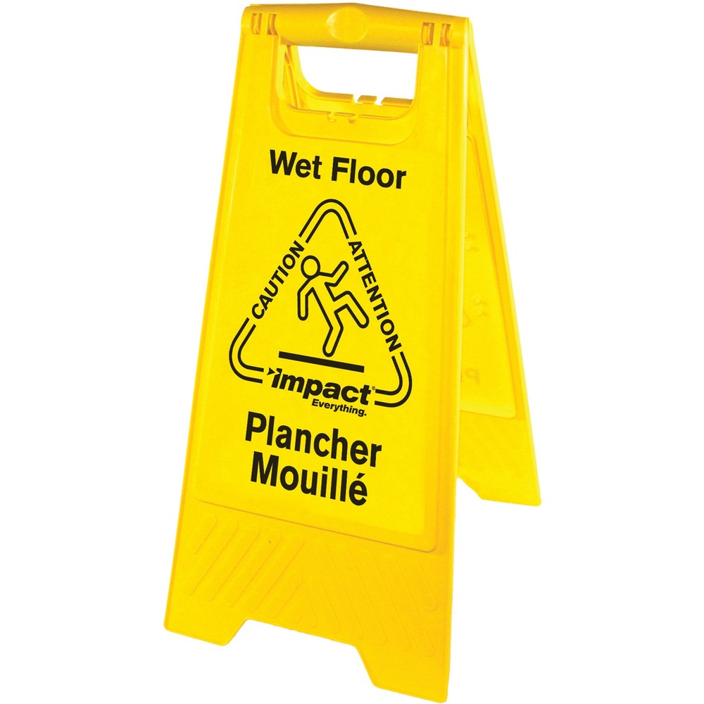 1031247808__81009.jpg Impact Products English/Spanish Wet Floor Sign 9152W - Image 1