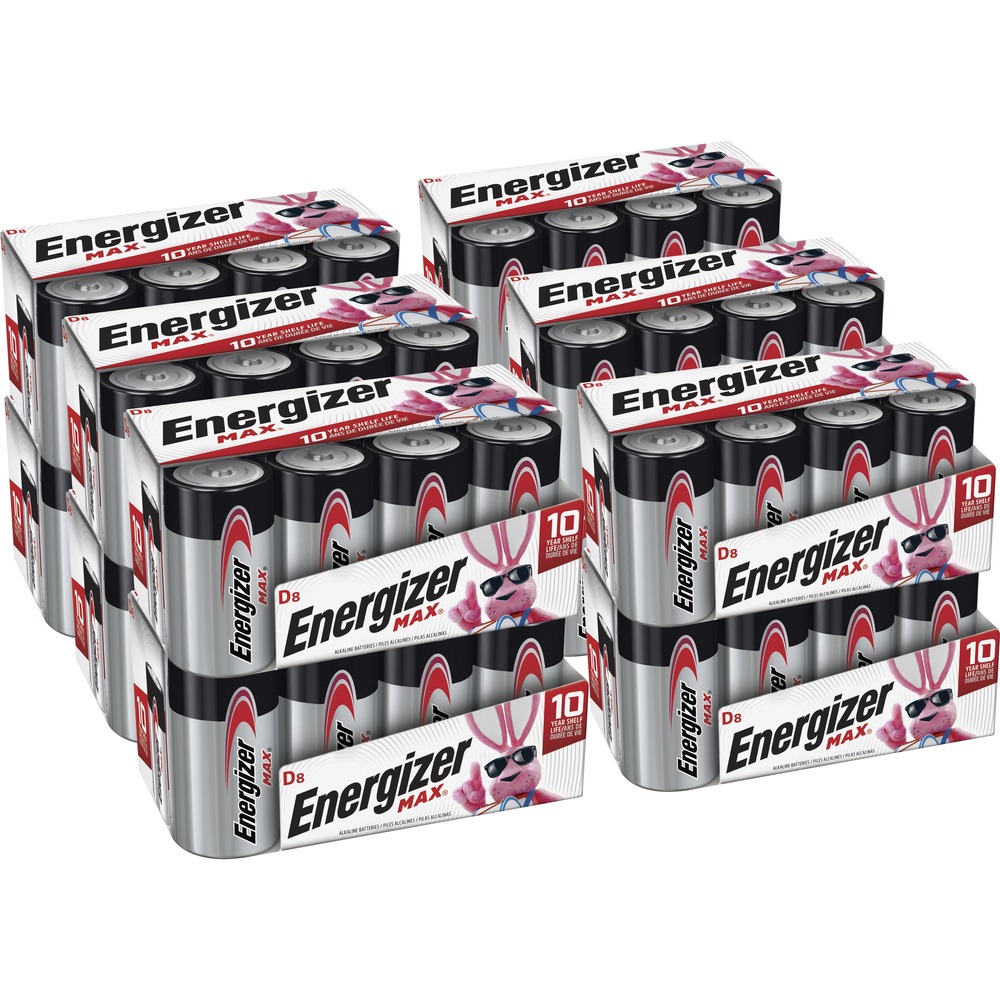 Energizer Max Alkaline D Batteries E95FP8CT