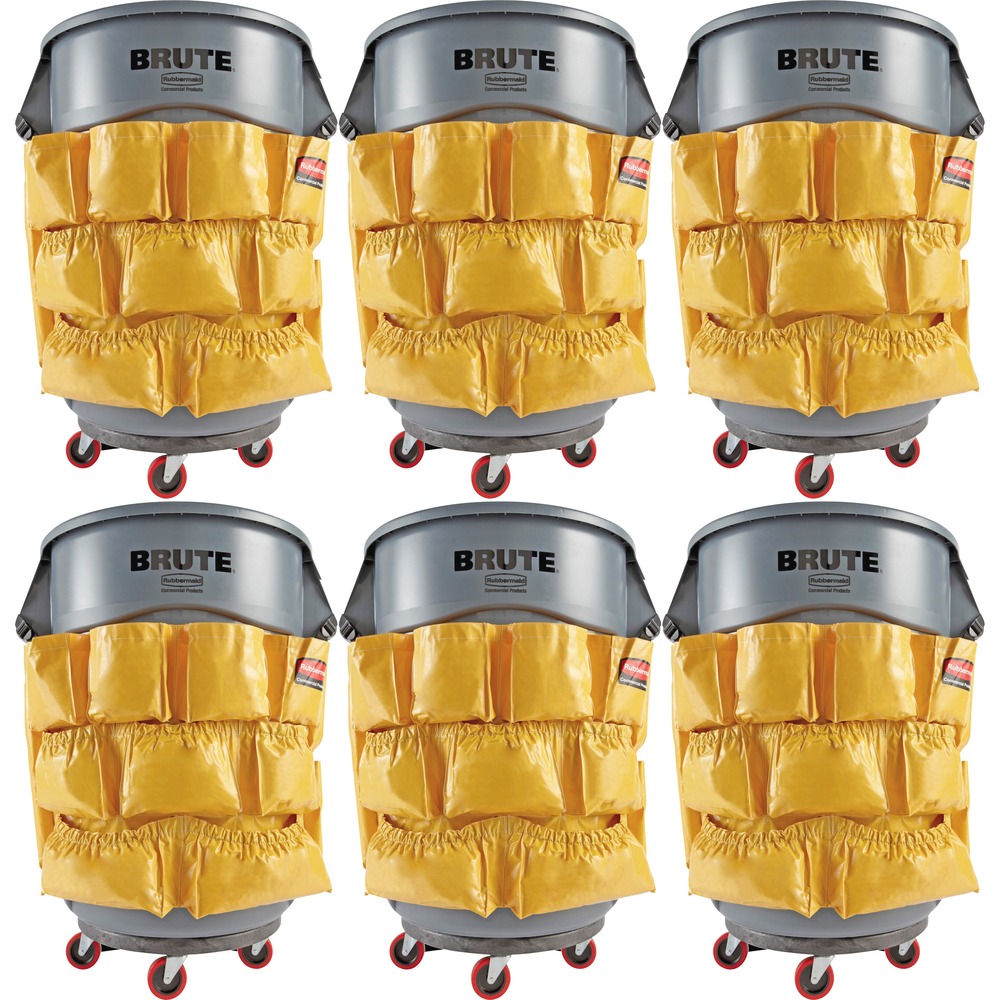 1034883756__22056.jpg Rubbermaid Commercial Brute Utility Container Caddy Bag 264200YWCT - Image 1