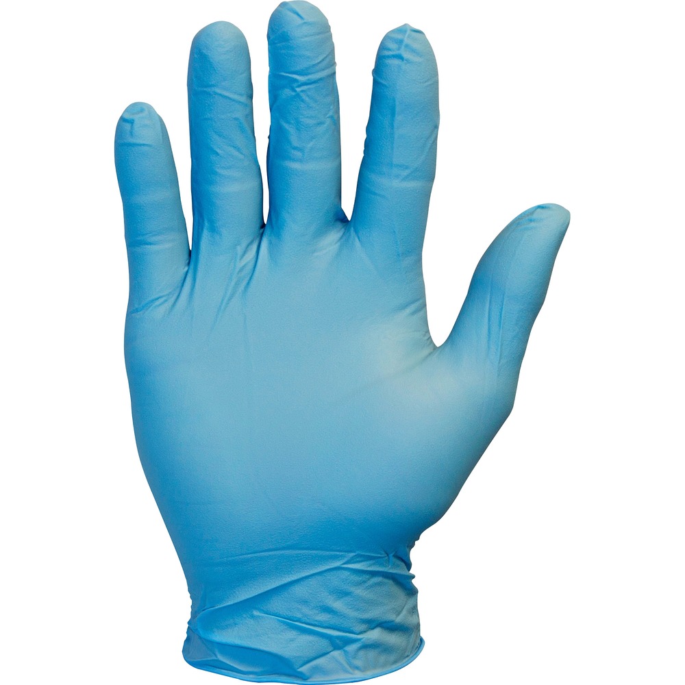 Safety Zone Powder Free Blue Nitrile Gloves GNPRXL1M