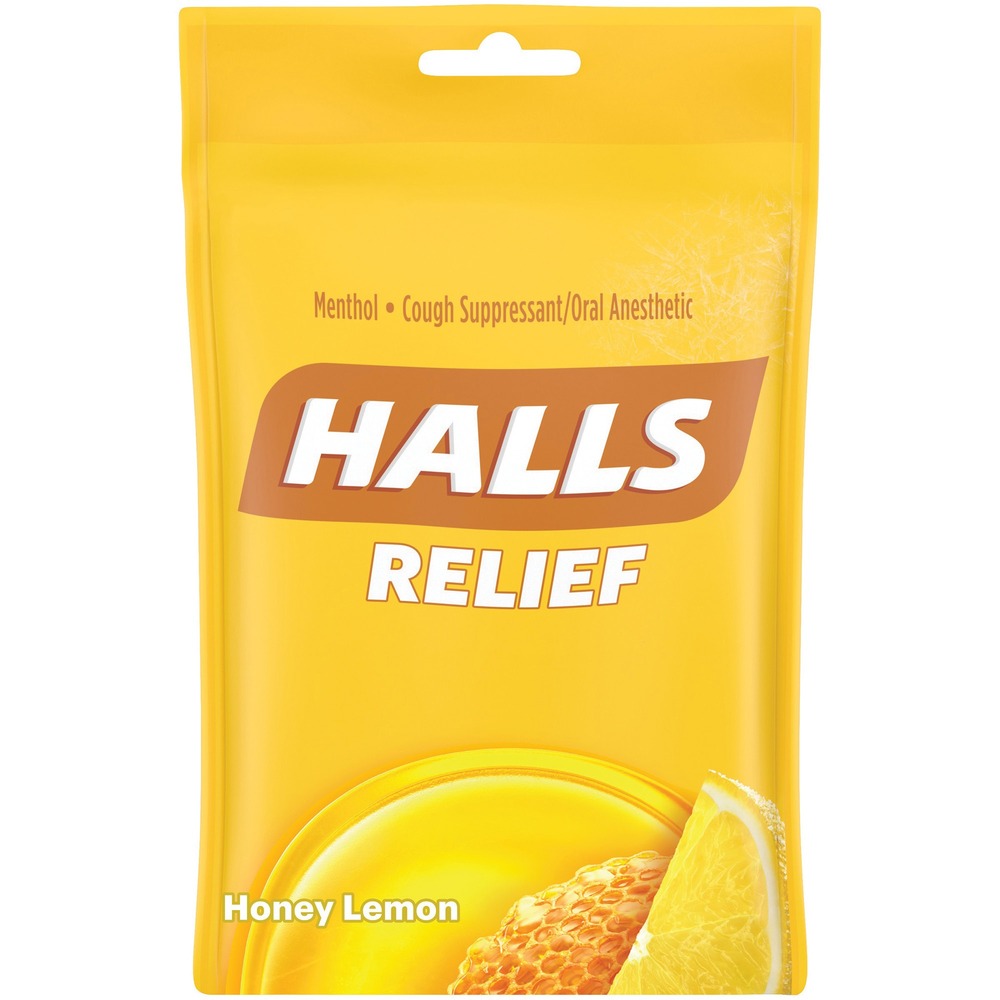 Cadbury Halls Honey-Lemon Cough Drops 62183