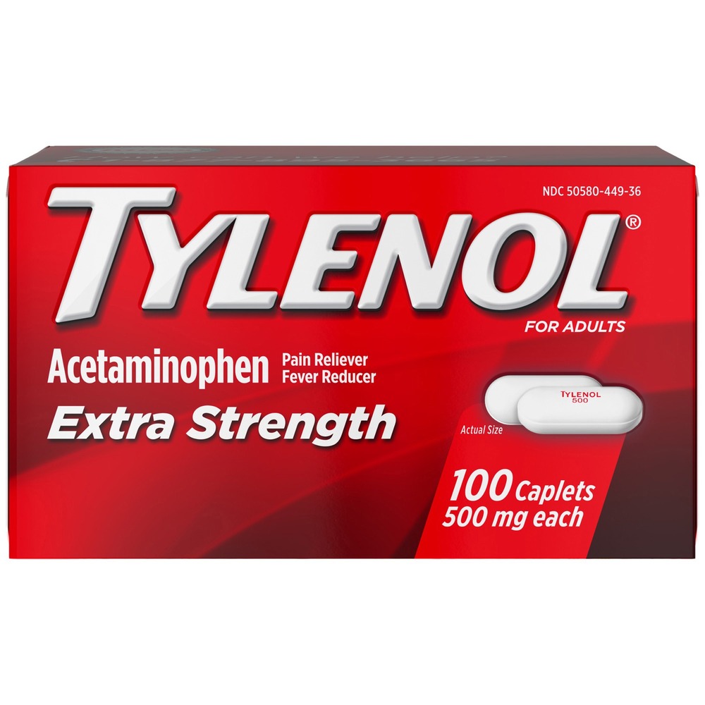 Tylenol Extra Strength Caplets 44909