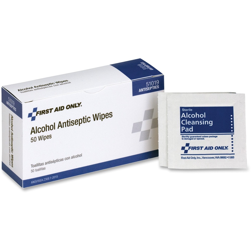 1037431665__77230.jpg First Aid Only Alcohol Prep Pads 51019 - Image 1