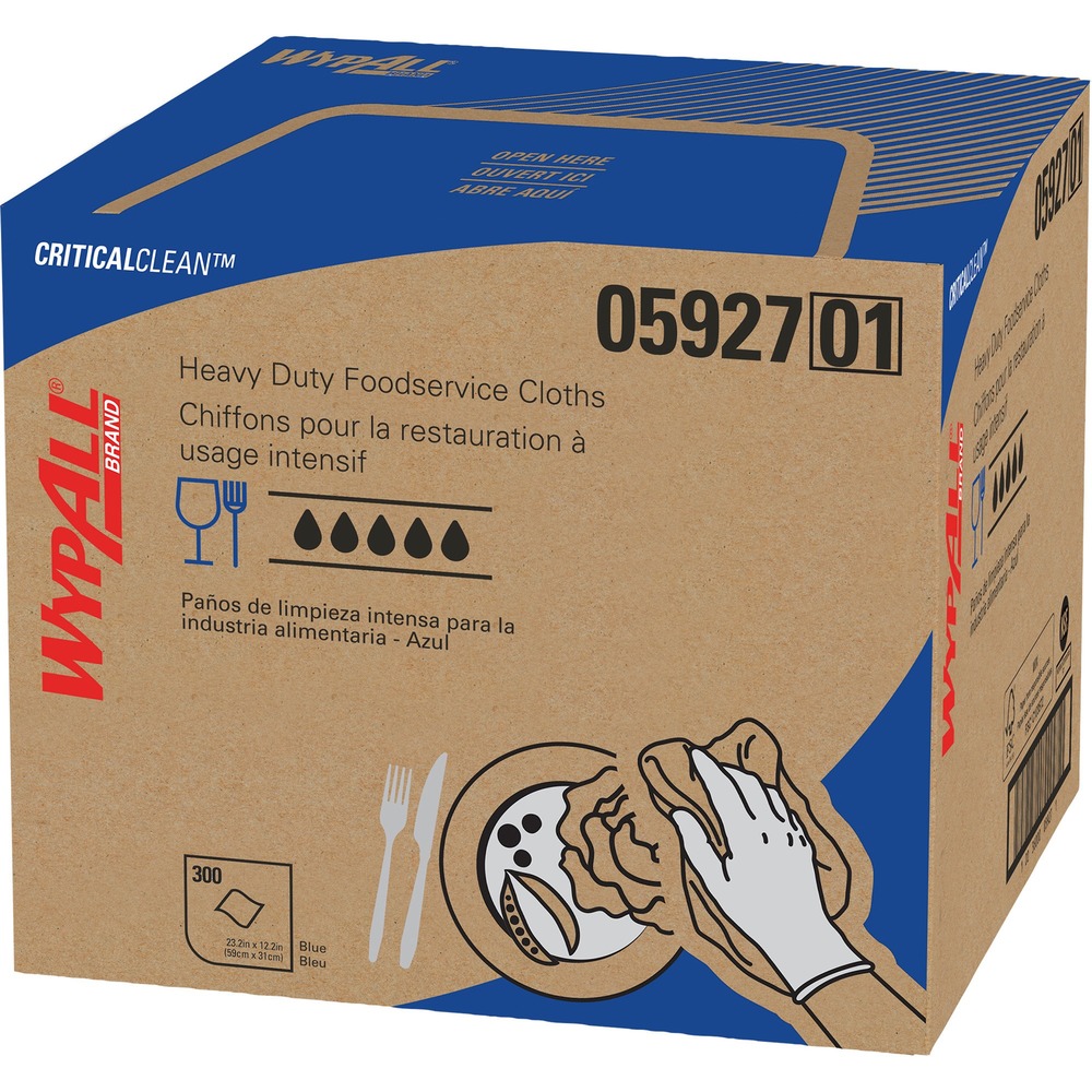 WypAll Critical Clean High Capacity Heavy Duty Foodservice Cloths 5927