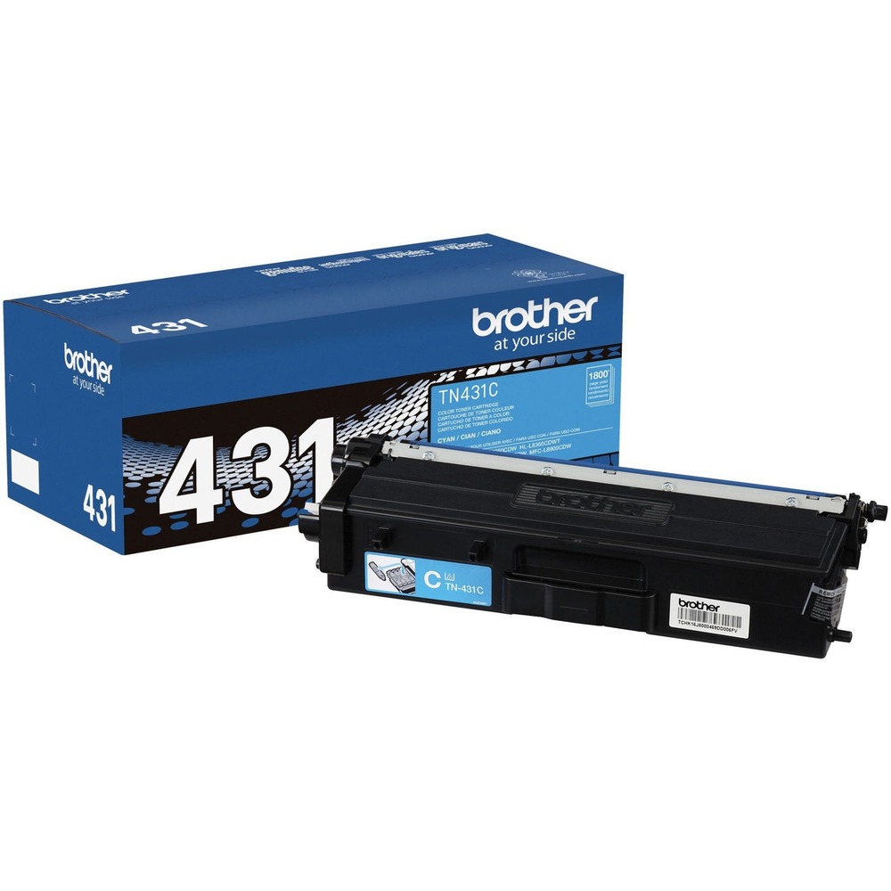 Brother TN431C Original Standard Yield Laser Toner Cartridge - Cyan - 1 Each TN431C