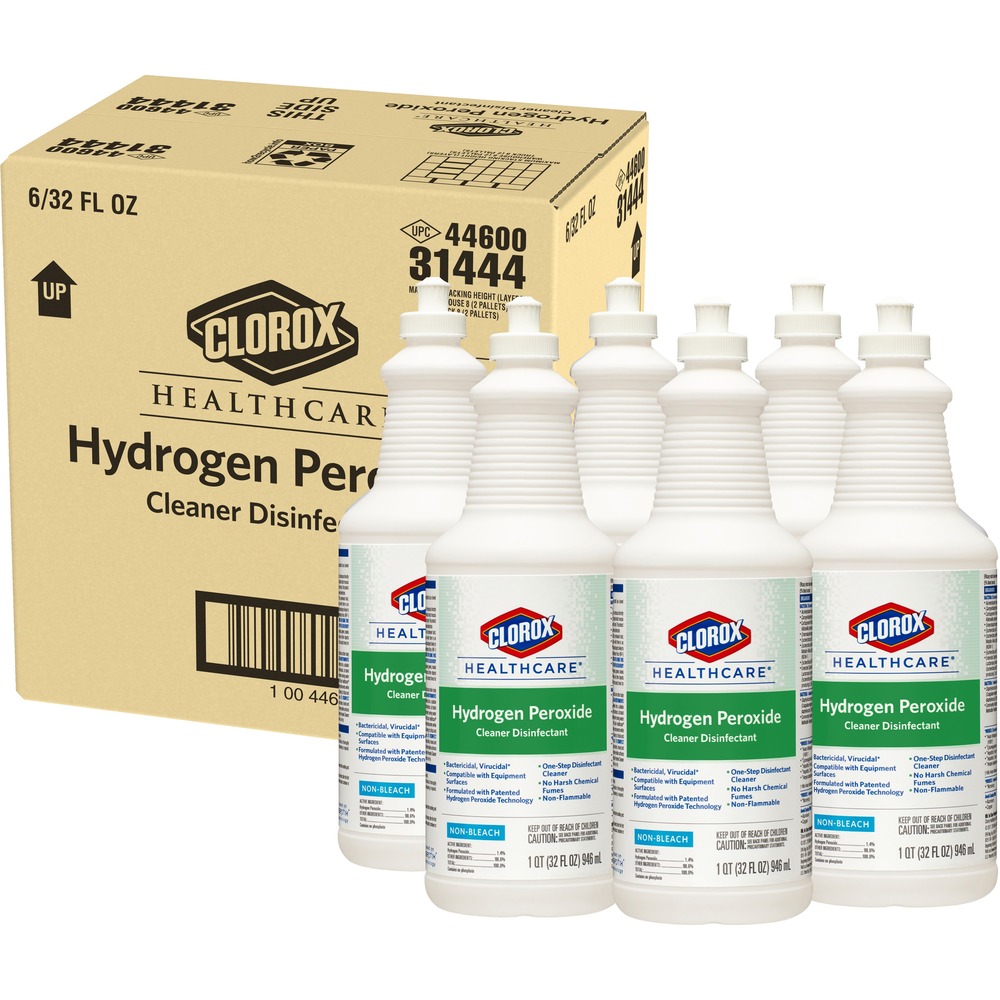 Clorox Healthcare Hydrogen Peroxide Cleaner Disinfectant Pull-Top 31444CT