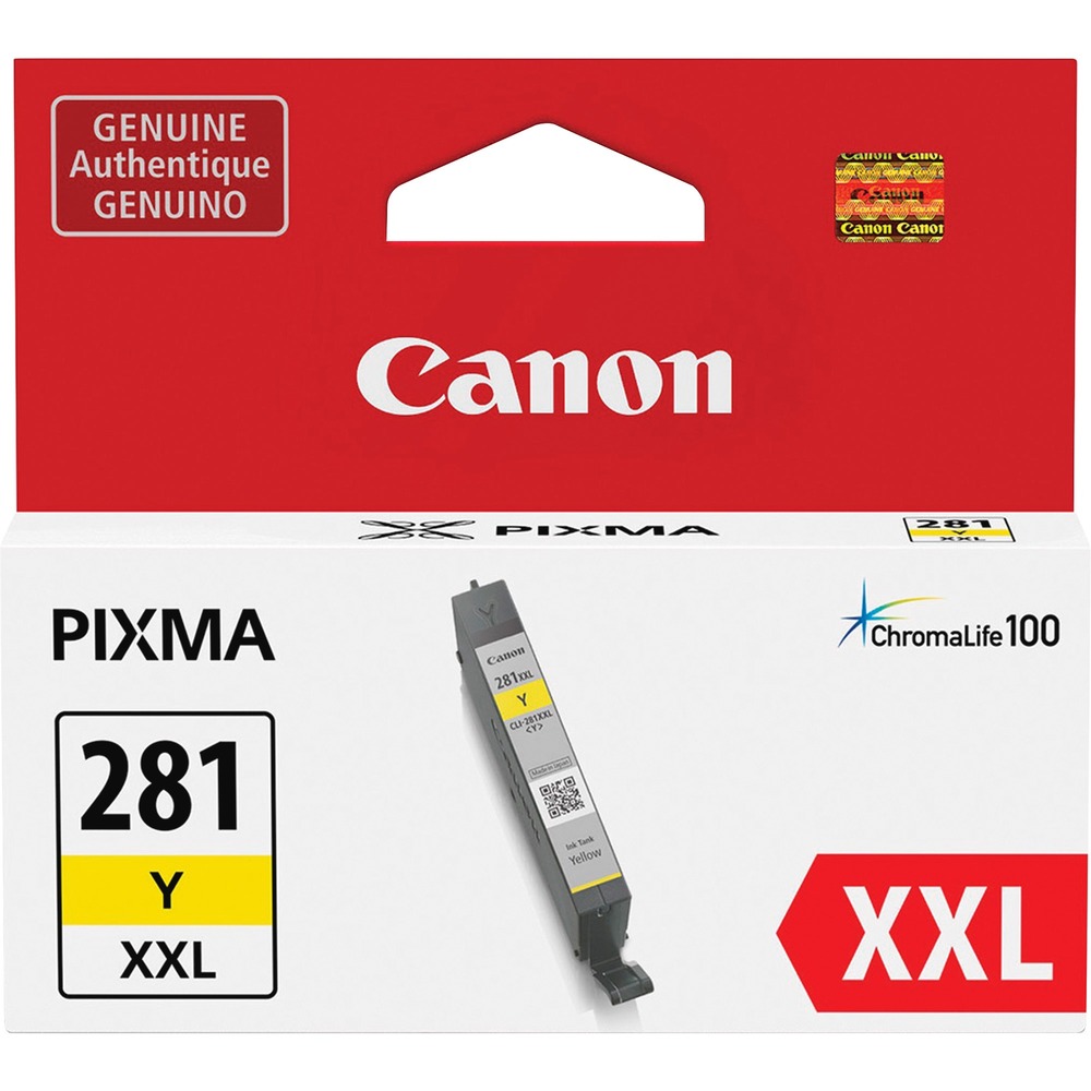 1047998525__57225.jpg Canon CLI-281 XXL Original Inkjet Ink Cartridge - Yellow - 1 Each CLI281XXLYW - Image 1