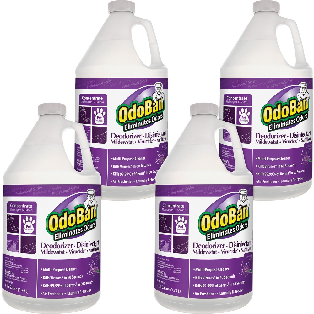 1047998588__69144.jpg OdoBan Deodorizer Disinfectant Cleaner Concentrate 911162G4CT - Image 1