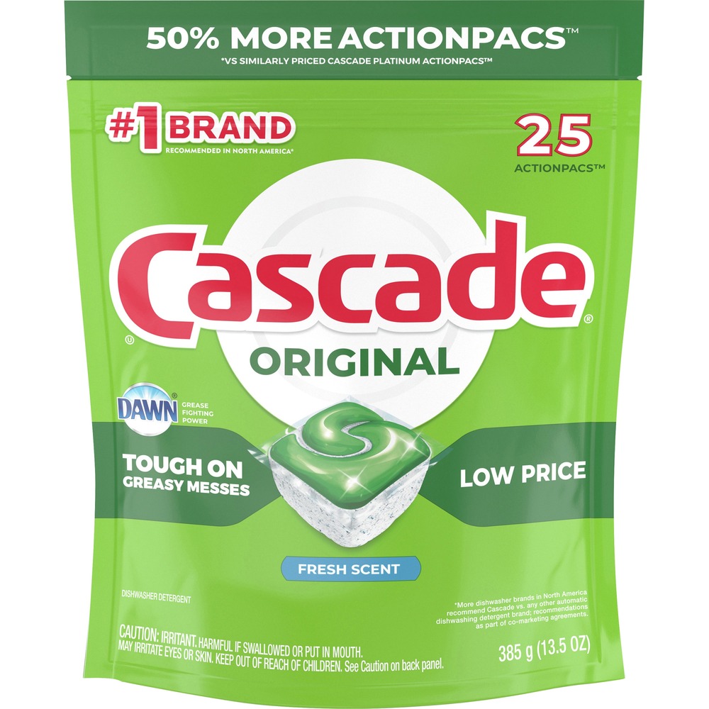 Cascade ActionPacs Original Dish Detergent 80675