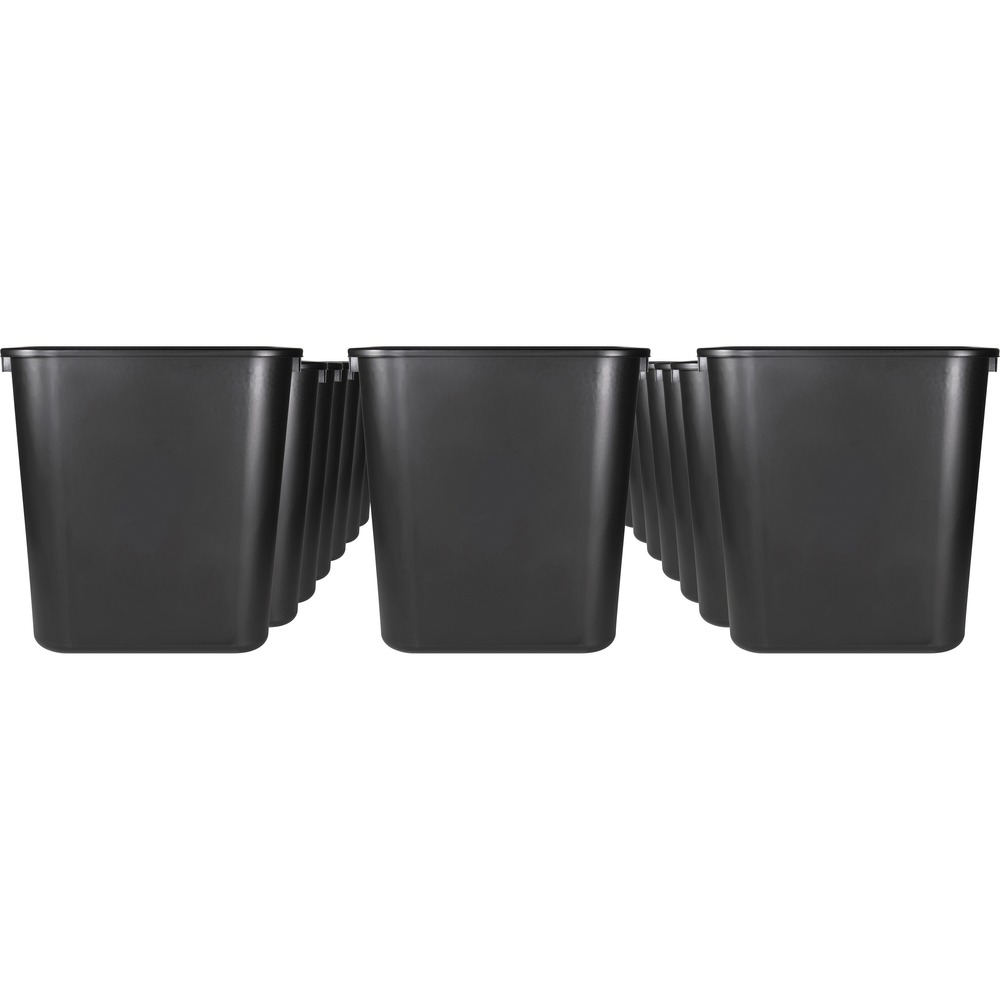 1059490540__56536.jpg Sparco Rectangular Wastebasket 02160CT - Image 1