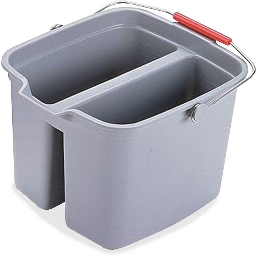 1060397824__64087.jpg Rubbermaid Commercial Double Pail 261700GY - Image 1