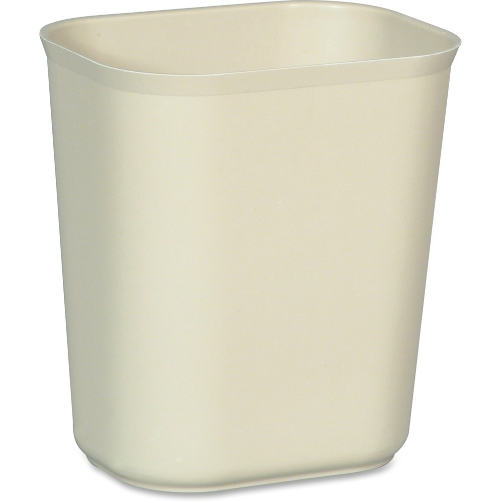 Rubbermaid Commercial 14 QT Fire-Resistant Wastebaskets 254100BEIGCT