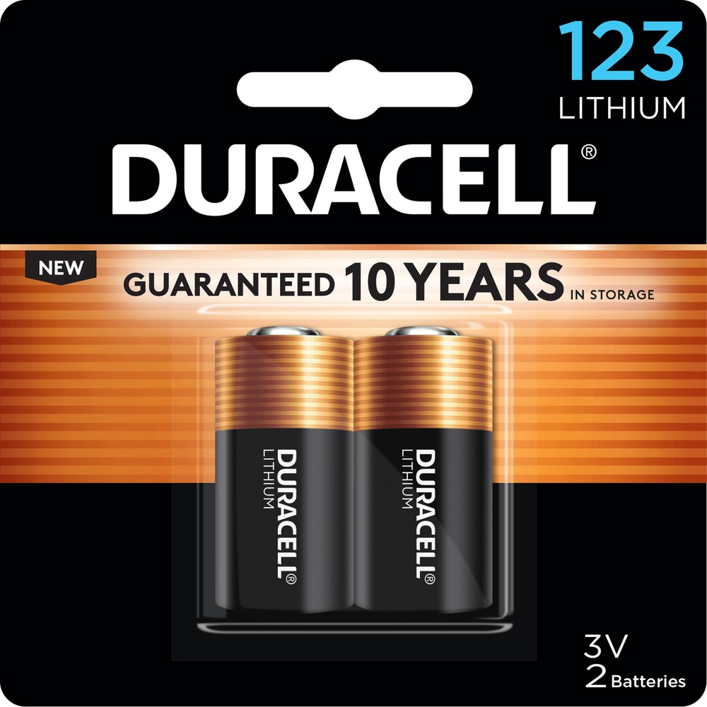 Duracell Lithium Photo Battery DL123AB2CT