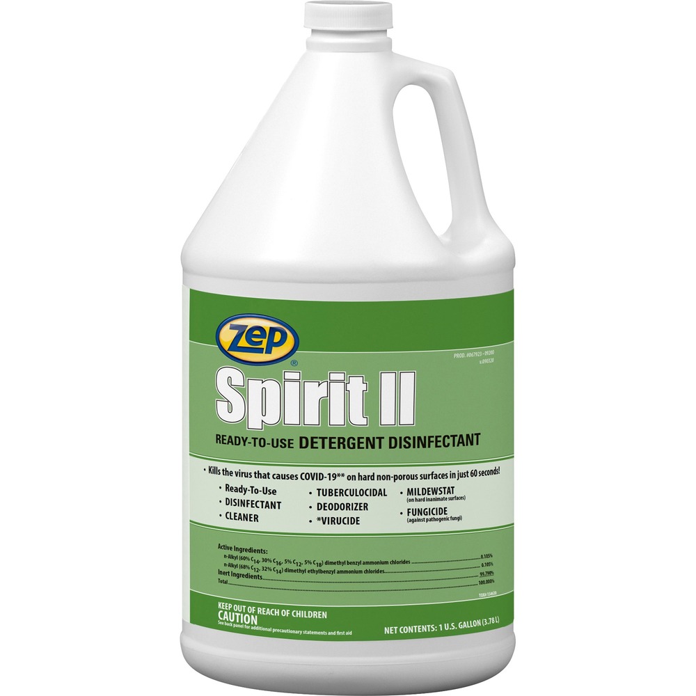 Zep Spirit II Detergent Disinfectant 67923