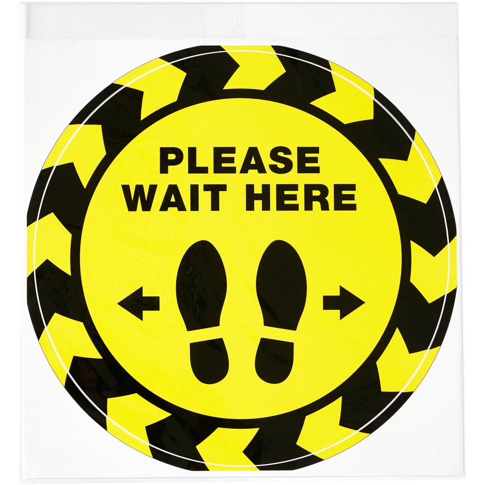 Avery PLEASE WAIT HERE Distancing Floor Decals 83020
