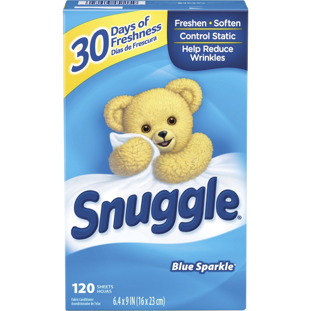 Dial Snuggle Blue Sparkle Dryer Sheets 45115