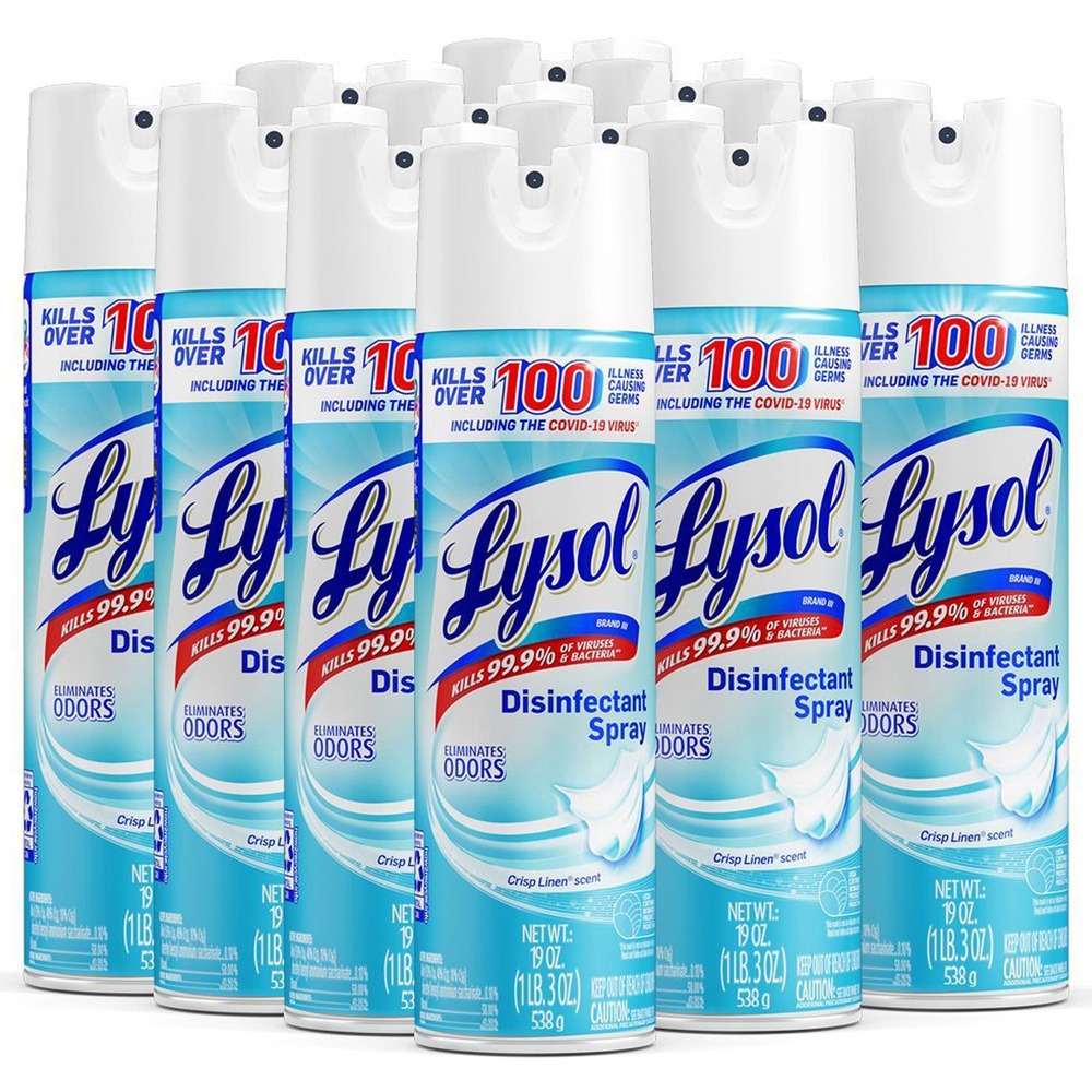 Lysol Crisp Linen Disinfectant Spray 79329CT