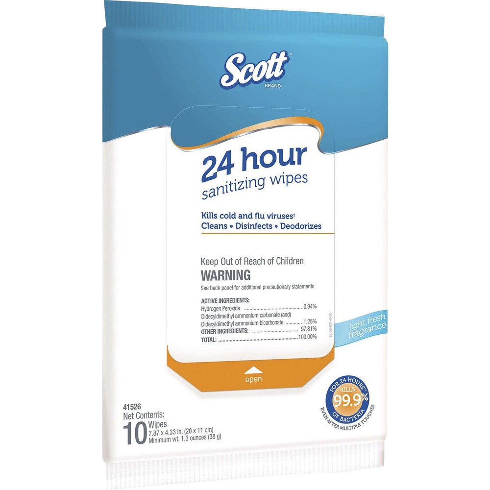 Scott 24 Hour Sanitizing Wipes 41526