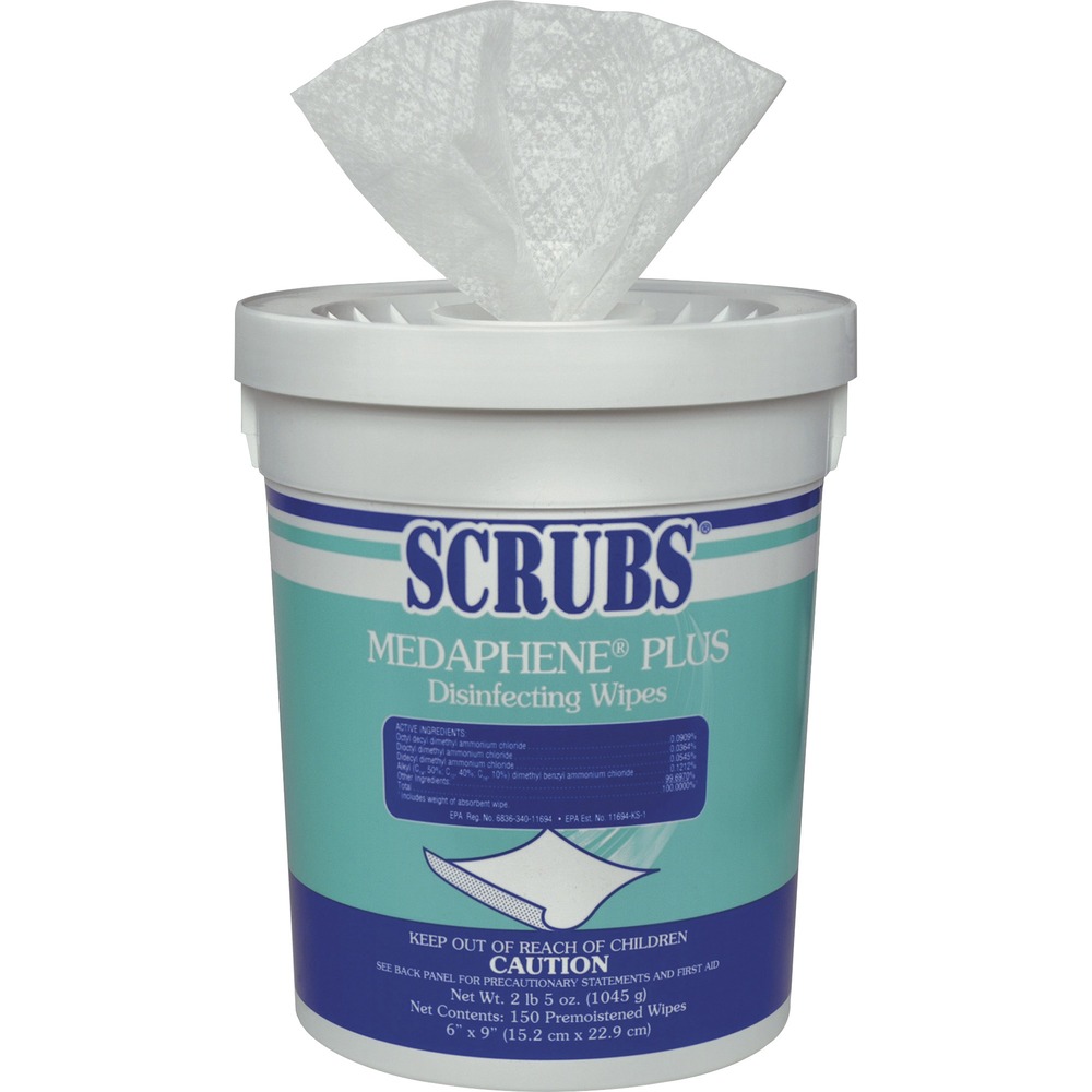 SCRUBS Medaphene Plus Disinfecting Wipes 96315