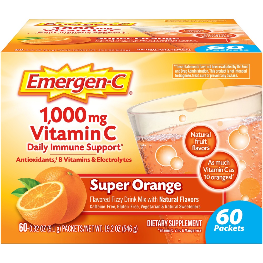 Emergen-C Super Orange Vitamin C Drink Mix 30213