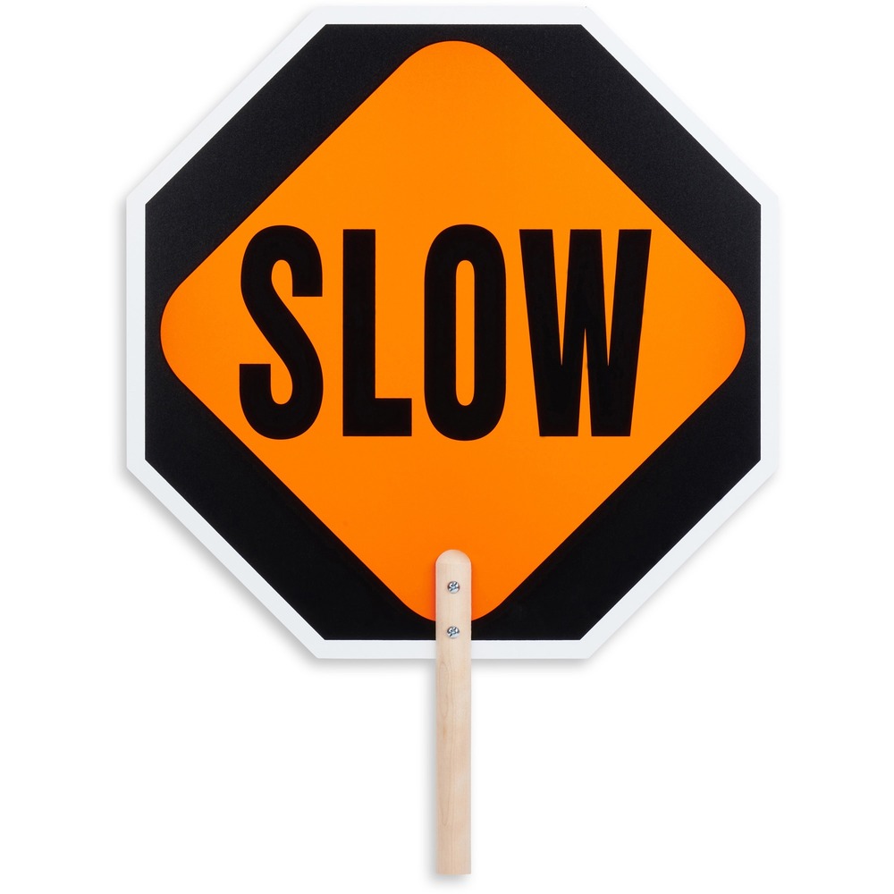 Tatco STOP / SLOW 2-sided Handheld Sign 17530