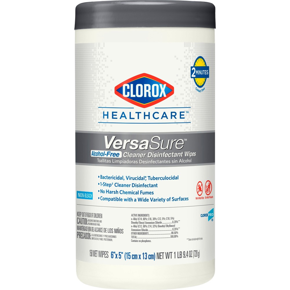 Clorox Healthcare VersaSure Disinfectant Wipes 31758