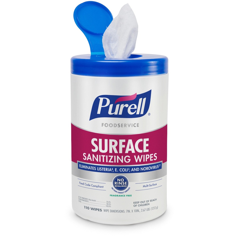 PURELL&reg; Foodservice Surface Sanitizing Wipes 934106