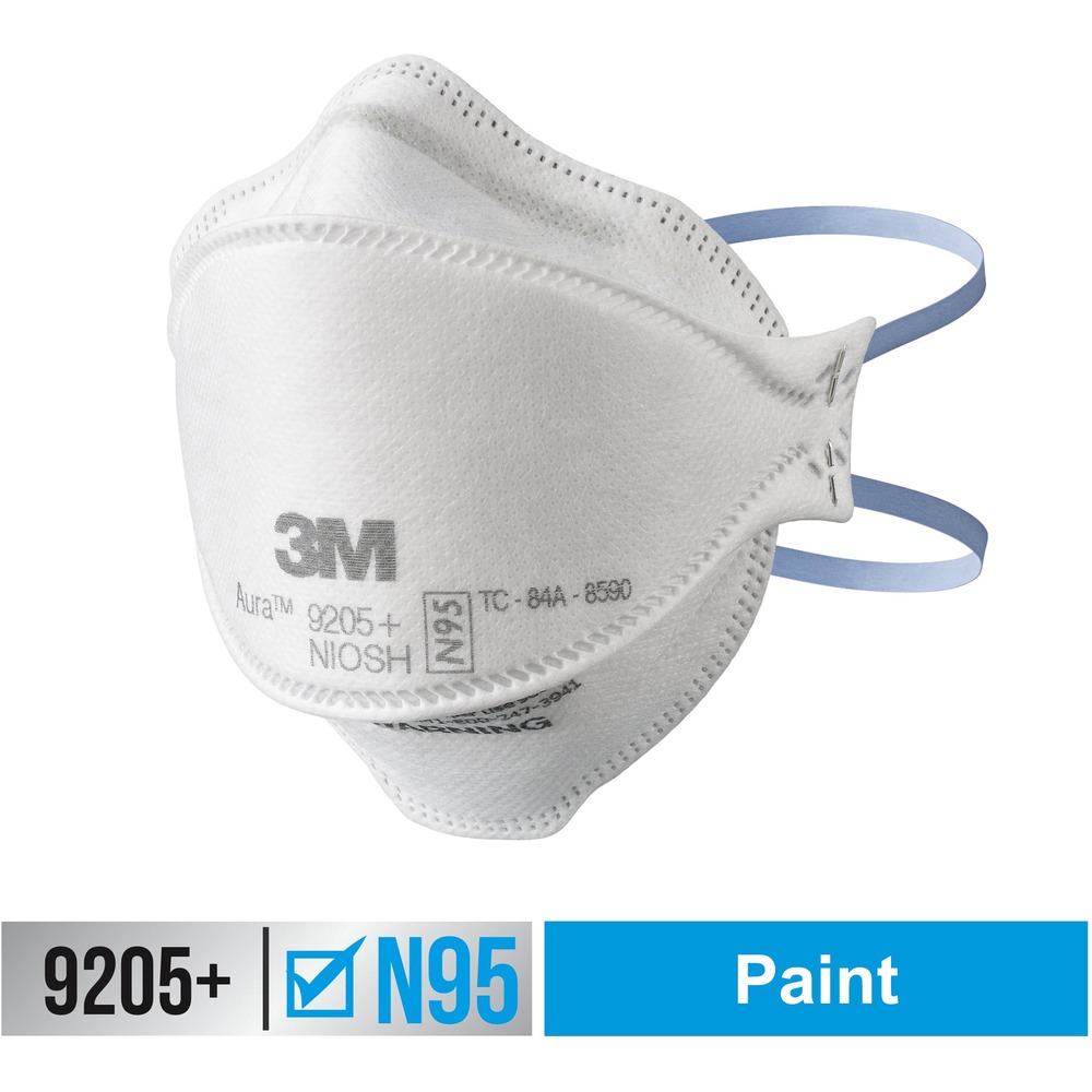 1071344503__86295.jpg 3M Aura N95 Particulate Respirator 9205 9205P20DC - Image 1