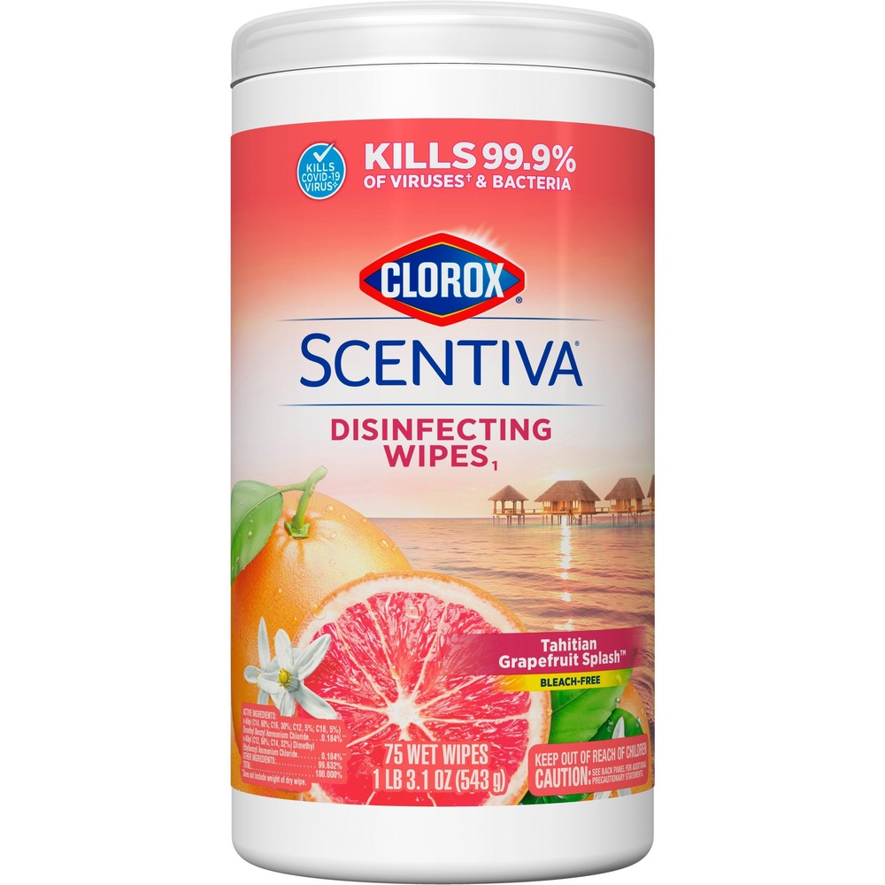 Clorox Scentiva Wipes, Bleach Free Cleaning Wipes 60036