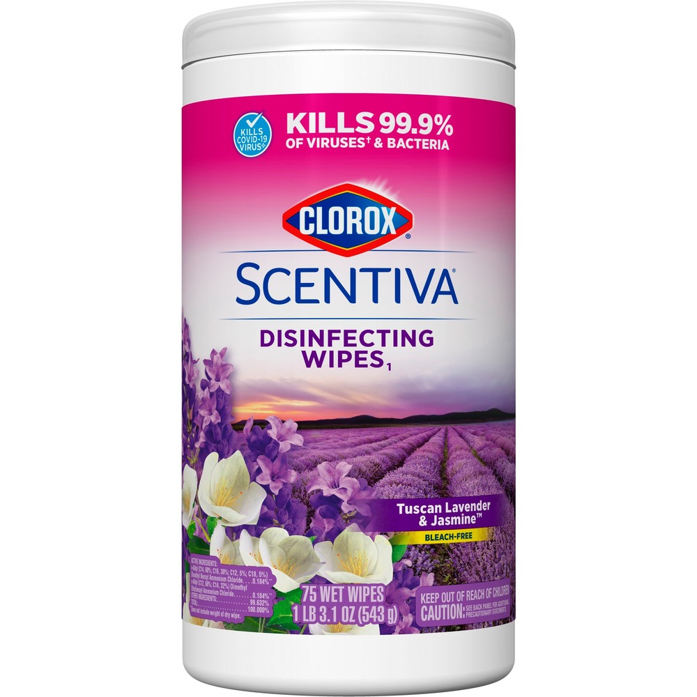 Clorox Scentiva Bleach-Free Disinfecting Wipes 60040