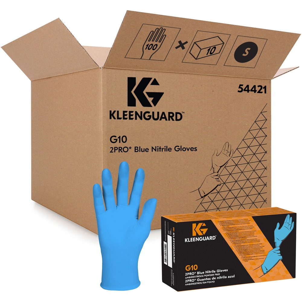 Kleenguard G10 Blue Nitrile Gloves 54421CT