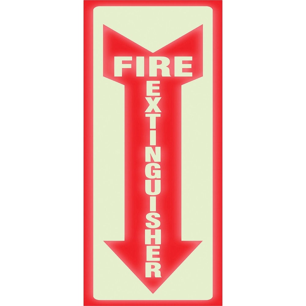 1074487478__18727.jpg Headline Signs Glow In Dark Fire Extinguisher Sign 4793 - Image 1