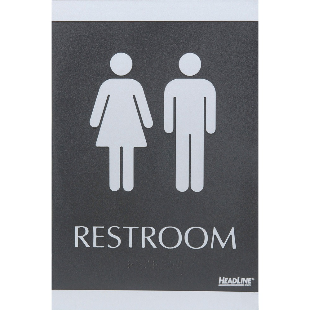 1074487482__99225.jpg Headline Signs ADA RESTROOM Sign 4249 - Image 1