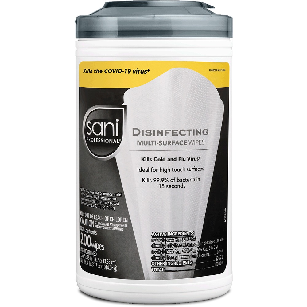 PDI Sani-Cloth Multi-Surface Disinfecting Wipes P22884CT