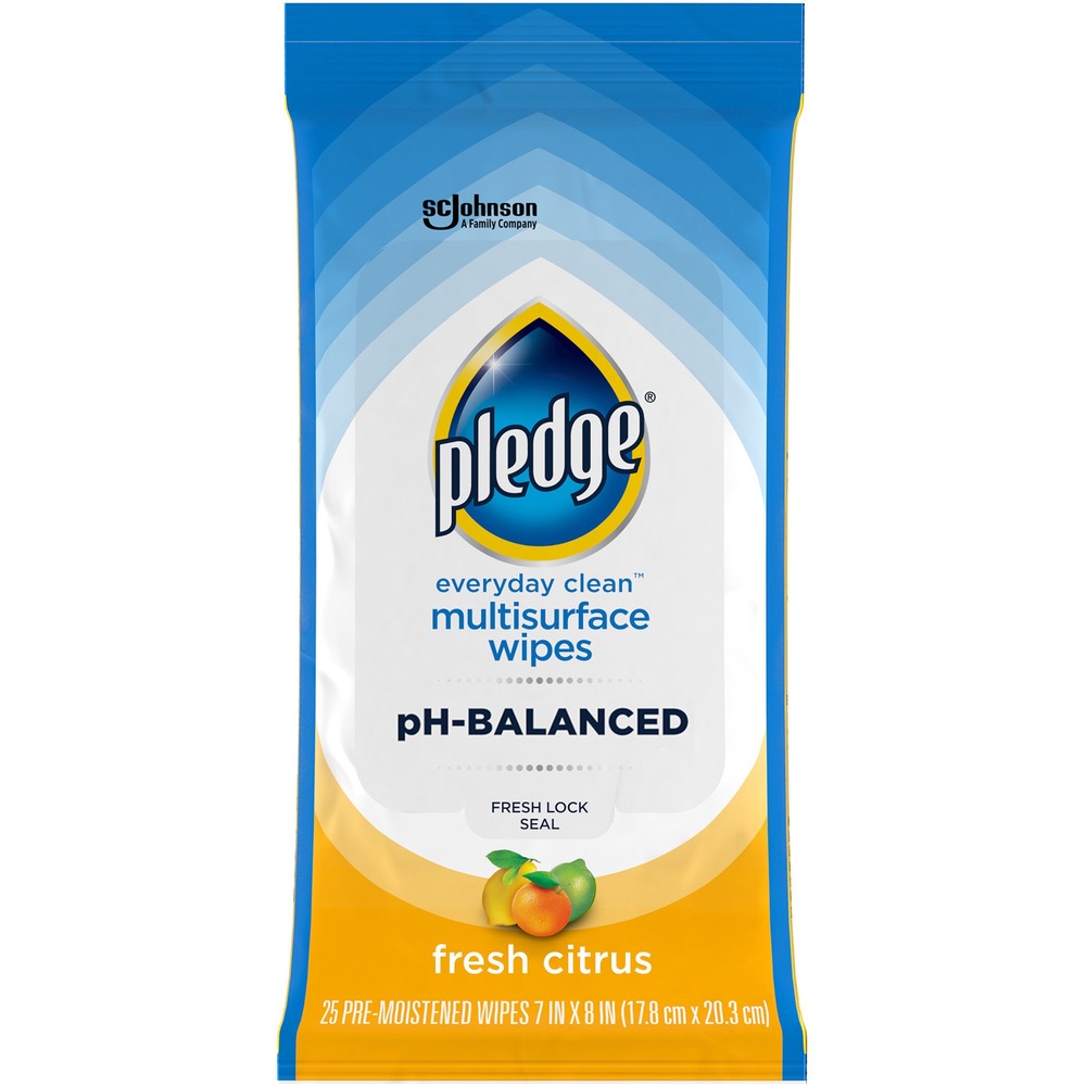 Pledge PH Balanced Multisurface Cleaner Wipes 336274CT