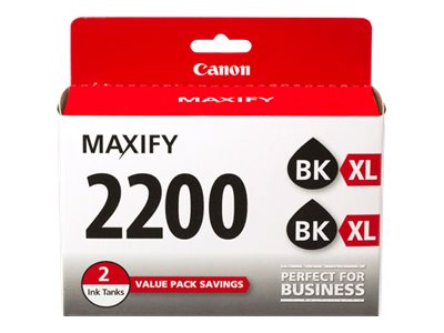CANON MAXIFY MB5020 2PK PGI2200XL HI BLK INK