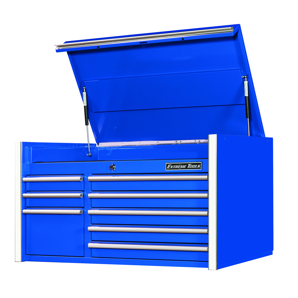 EXTRX412508CHBL_1200Wx1200H__25824.png Extreme Tools 41" 8-Drawer Top Chest, Blue - Image 1