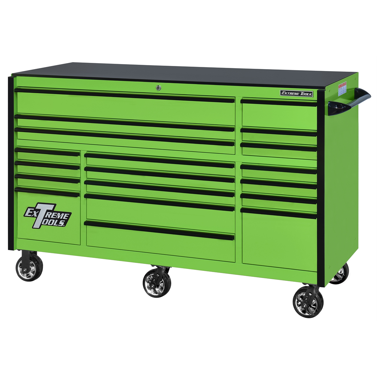 EXTRX723019RCGNBK-250_1200Wx1200H__52561.png TPL Bank Roller Green, Black-Drawer - Image 1