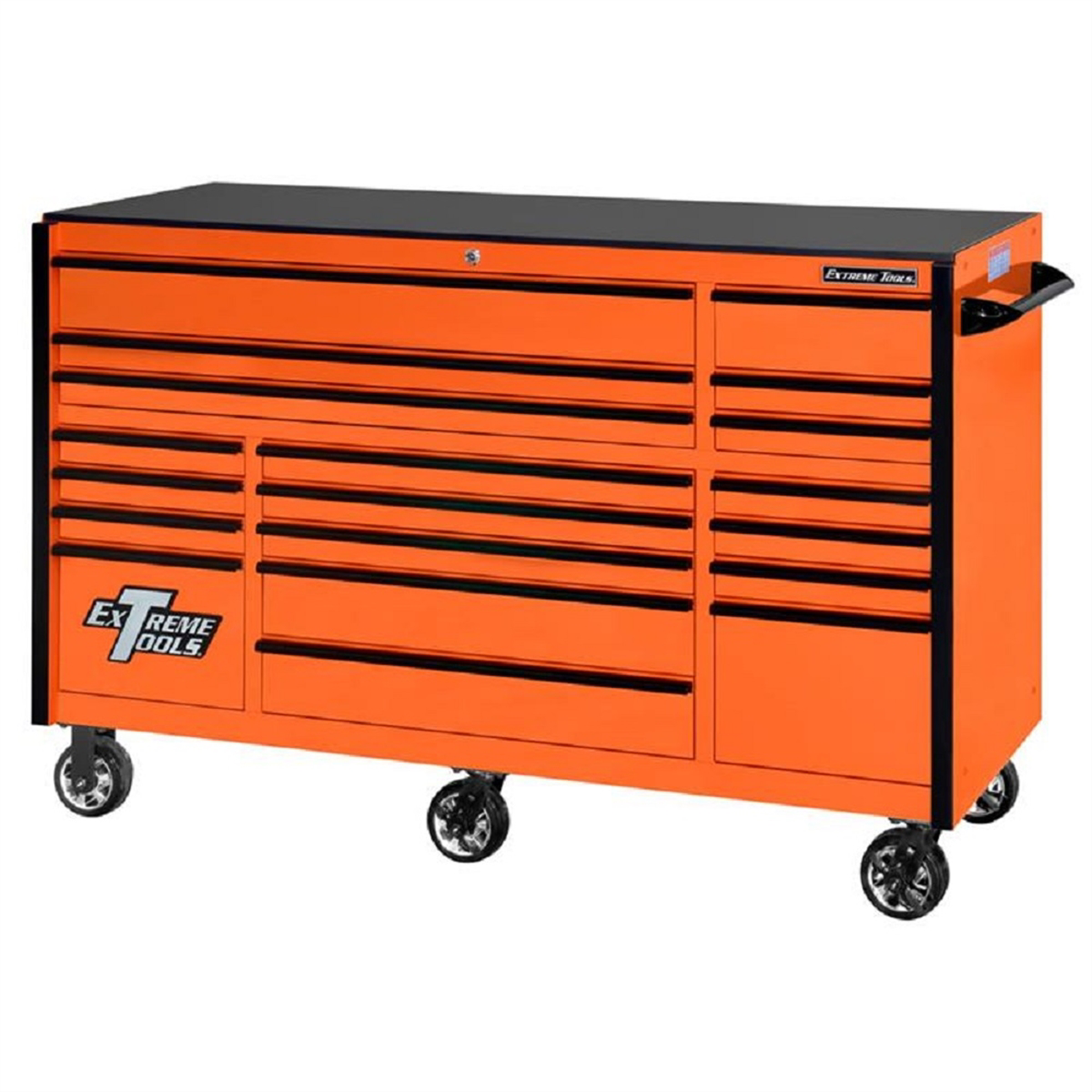 EXTRX723019RCORBK-250_1200Wx1200H__96379.png Extreme Tools Pro 72"W x 30"D 19 Drawer - Image 1