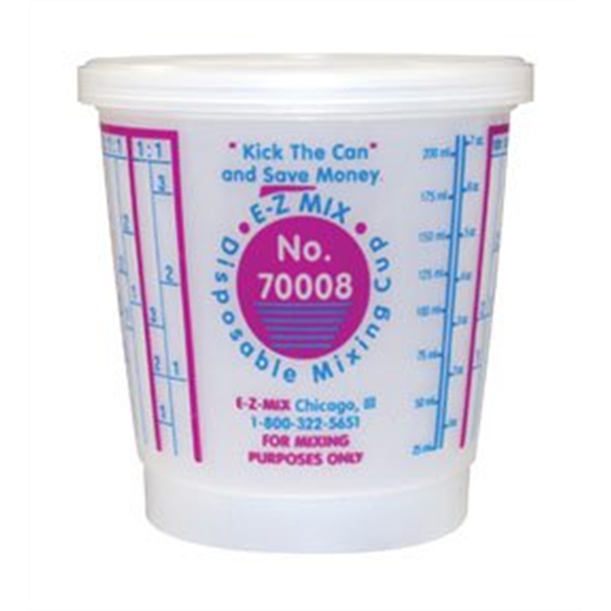 1/2 PINT DISPOSABLE MIXING CUPS 100/BOX