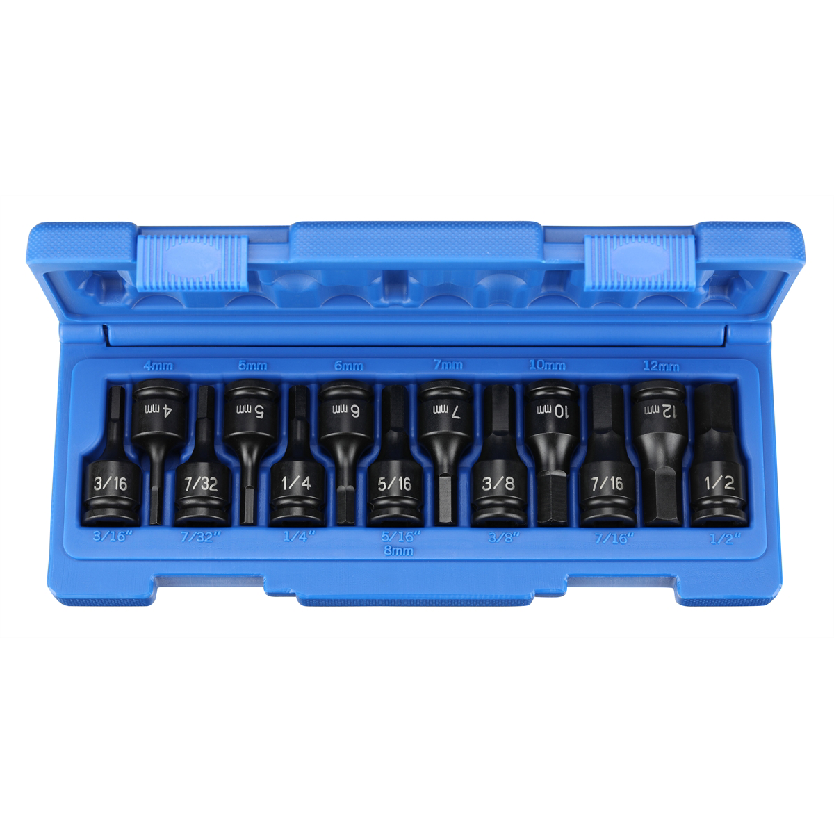 GRE1298HC_1200Wx1200H__59491.png 13 PC 3/8" DR FRACTIONAL & METRIC HEX DRIVER SET - Image 1