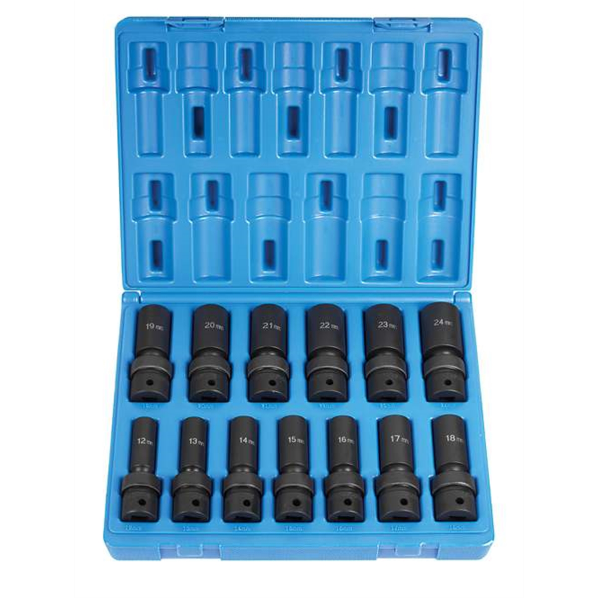 1/2" 13PC METRIC UNIV DP SET