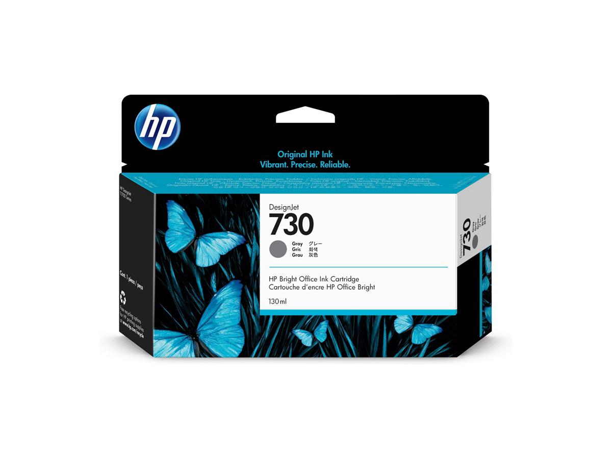 HP 730 130-ml Gray Ink Cartridge