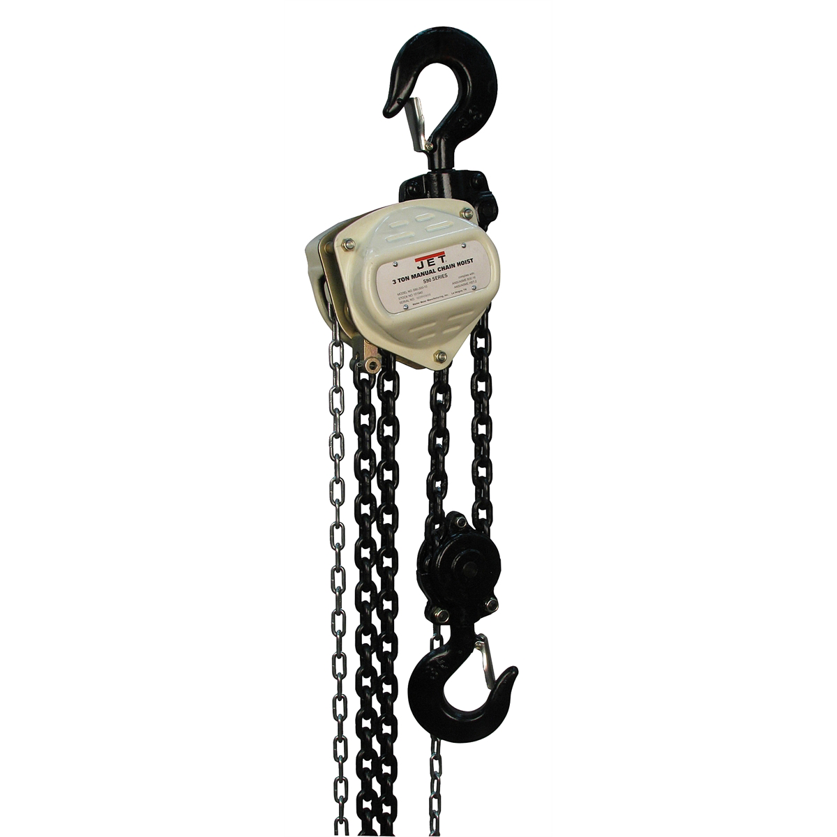 JET101941_1200Wx1200H__98967.png S90 SERIES HCHAIN HOIST, 3-TON 15' LIFT - Image 1